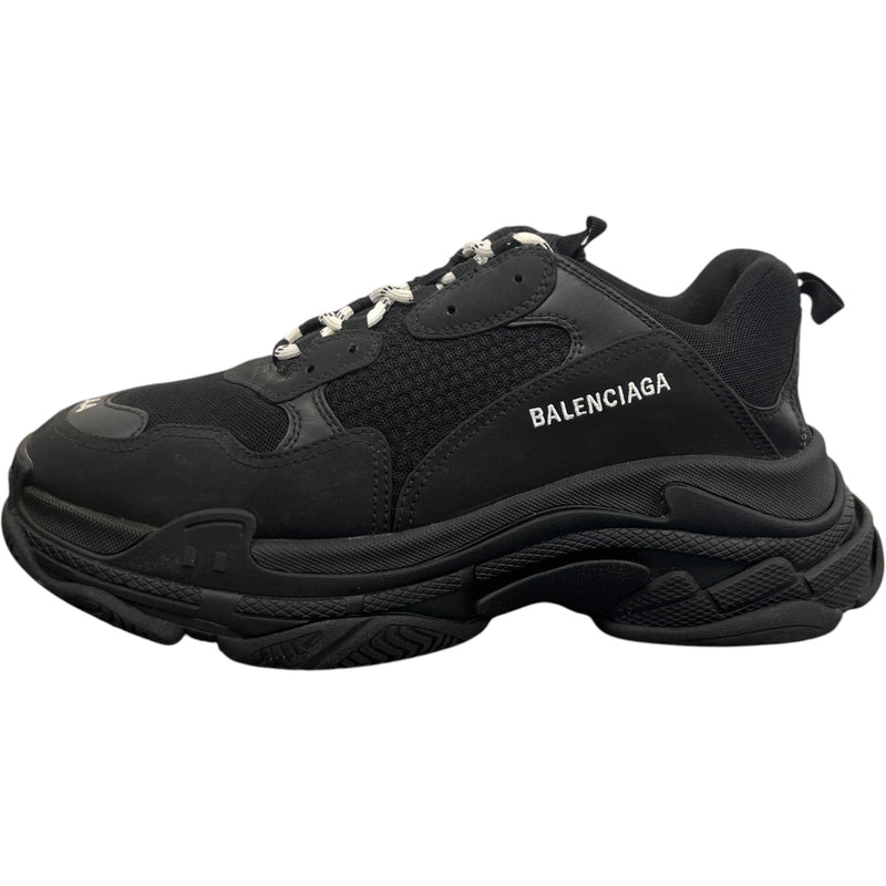 Men's Triple S Low Trainers Black Size UK 10 / EU 44