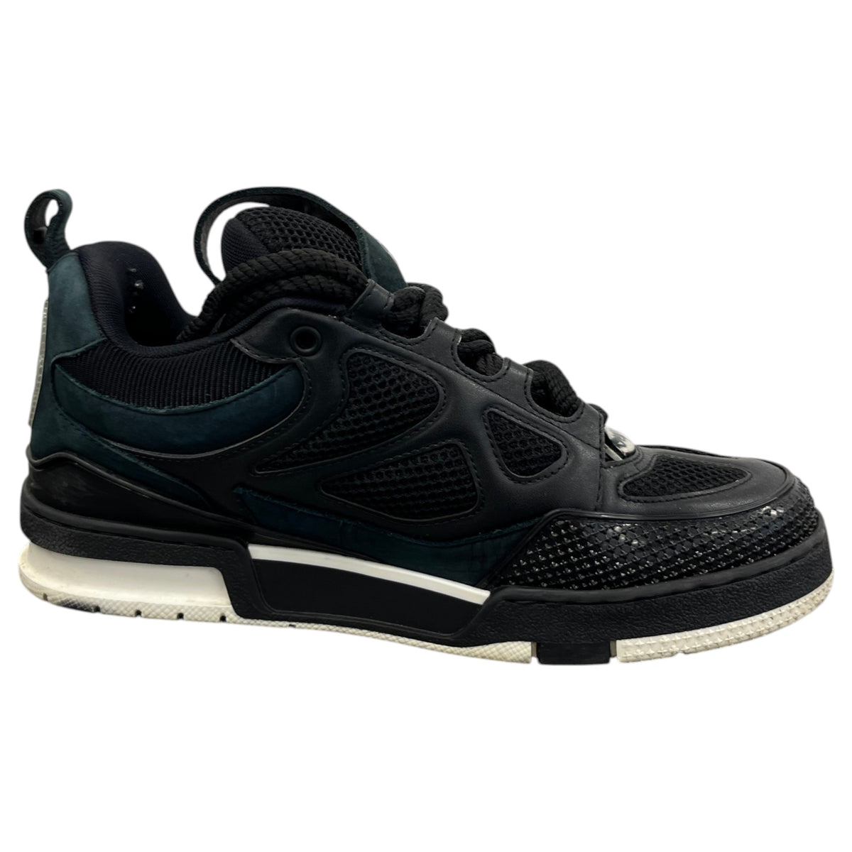 Men's LV Skate Low Trainers Black Size UK 6 / EU 40 - Photo 4