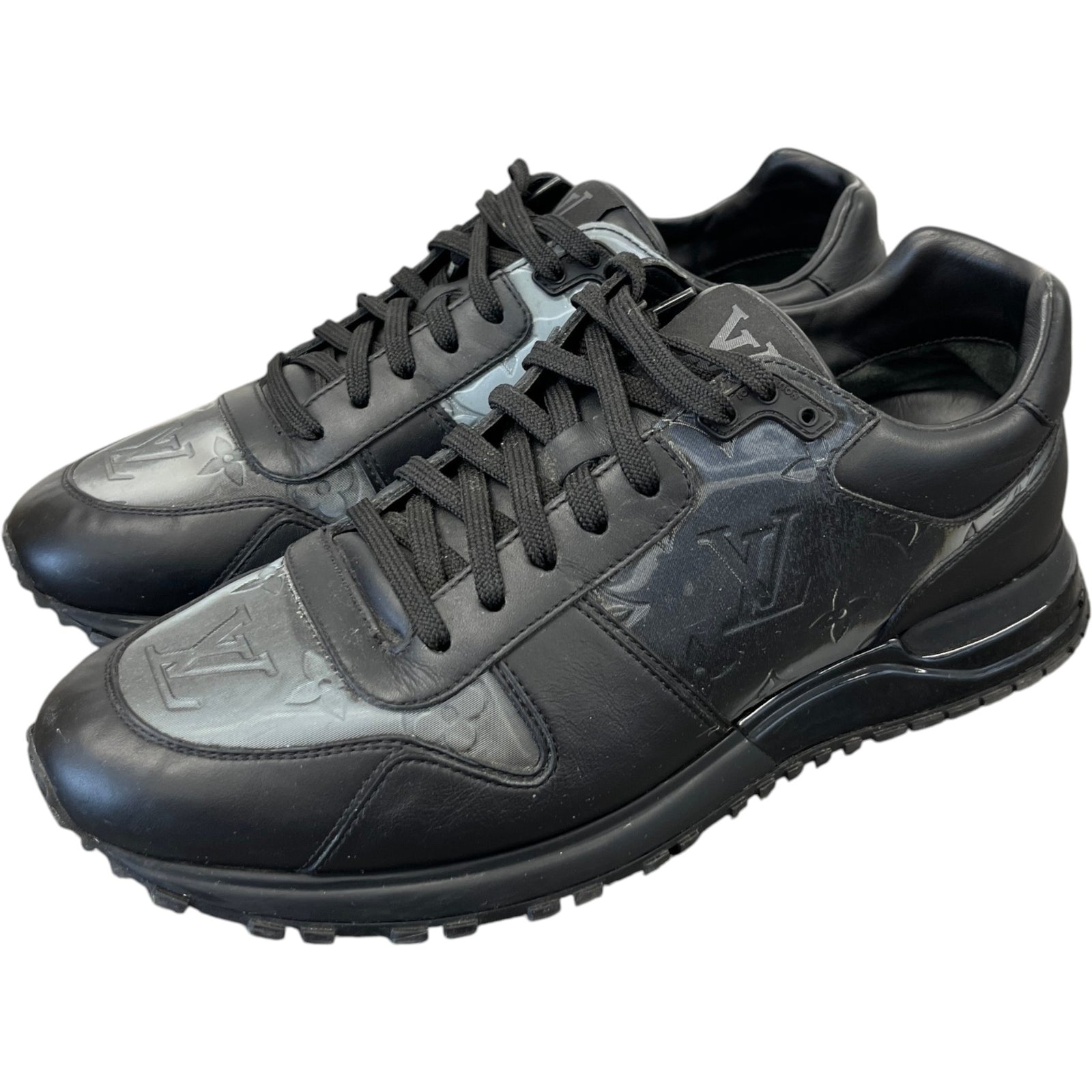 Men's Monogram Run Away Low Trainers Black Size EU 40.5 / UK 6.5 - Photo 9