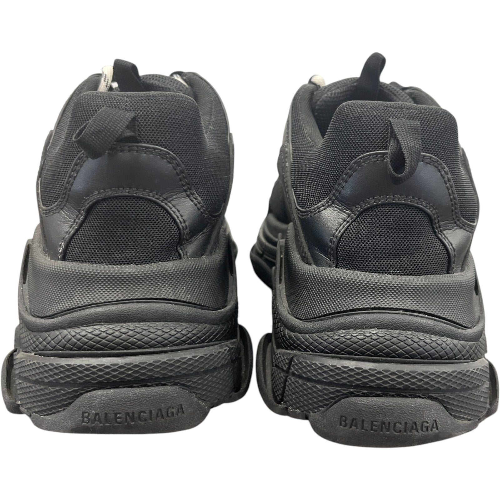 Men's Triple S Low Trainers Black Size UK 10 / EU 44 - Photo 7