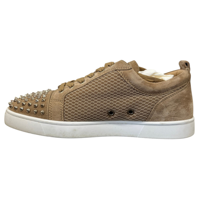 Men's Louis Junior Spikes Flat Low Trainers Beige Size UK 9.5 / EU 43.5