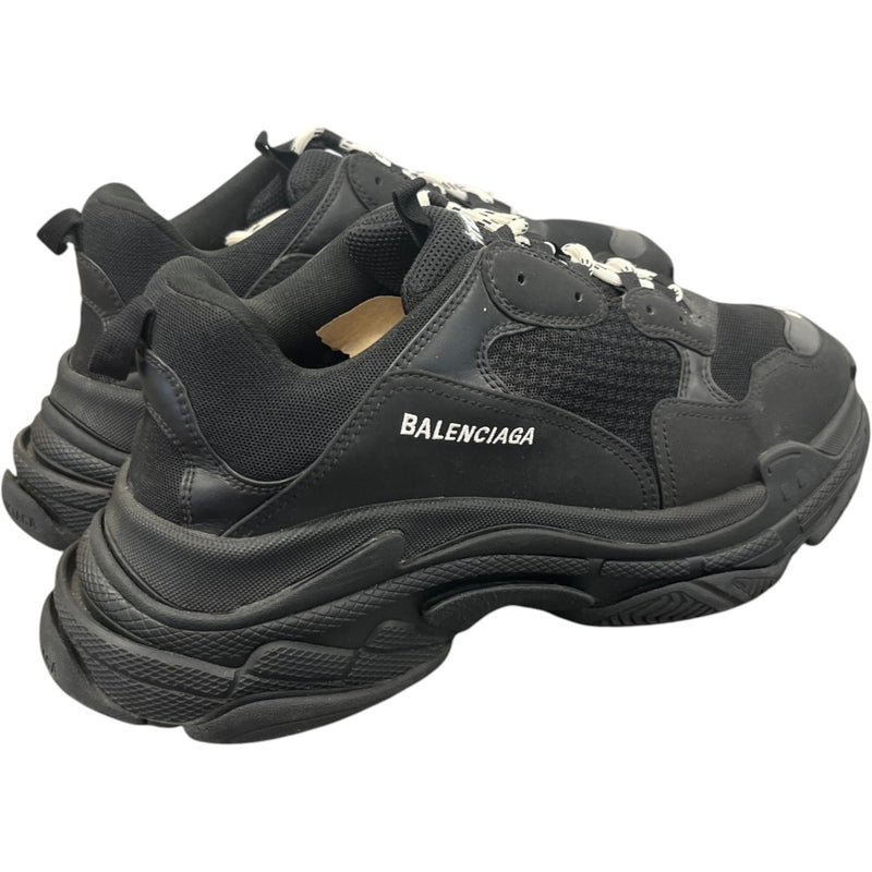 Men's Triple S Low Trainers Black Size UK 10 / EU 44