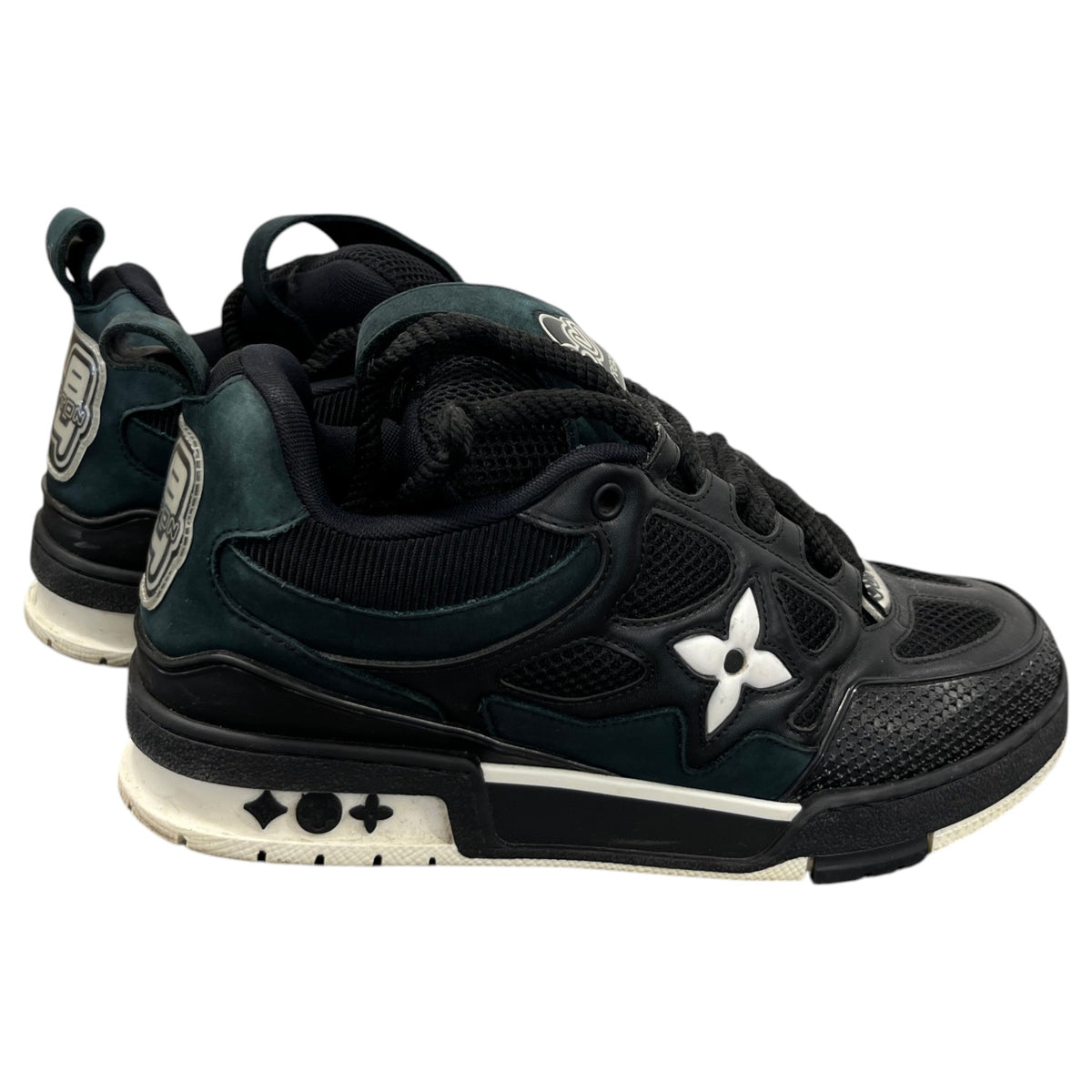 Men's LV Skate Low Trainers Black Size UK 6 / EU 40 - Photo 8