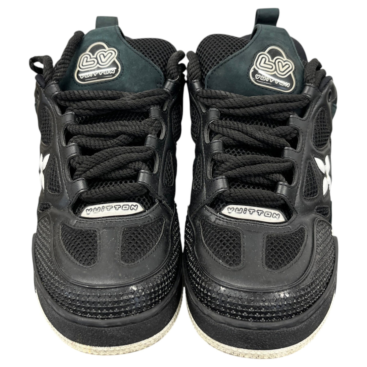Men's LV Skate Low Trainers Black Size UK 6 / EU 40 - Photo 6