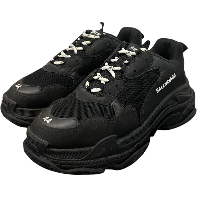 Men's Triple S Low Trainers Black Size UK 10 / EU 44