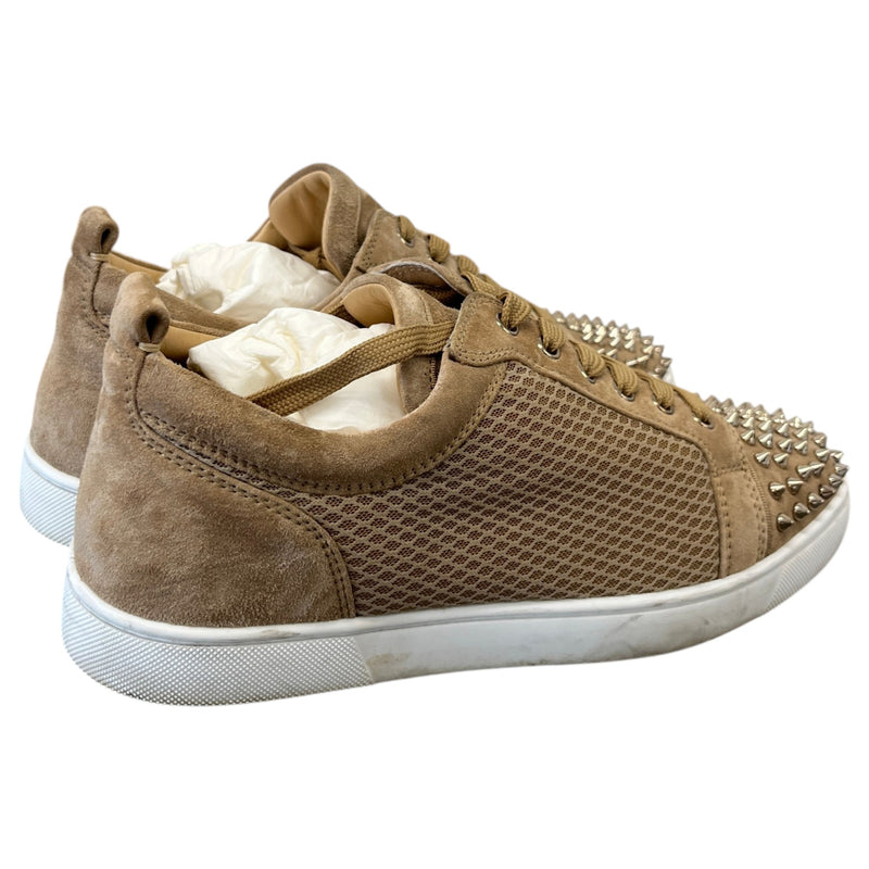 Men's Louis Junior Spikes Flat Low Trainers Beige Size UK 9.5 / EU 43.5