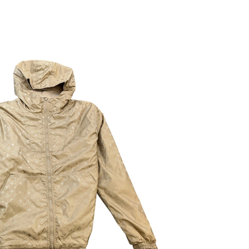 Men's Monogram Reversible Windbreaker Nude Size XL