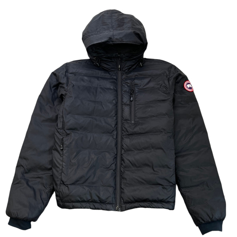 Men's Lodge Down Hoody Down Jacket Black Size S