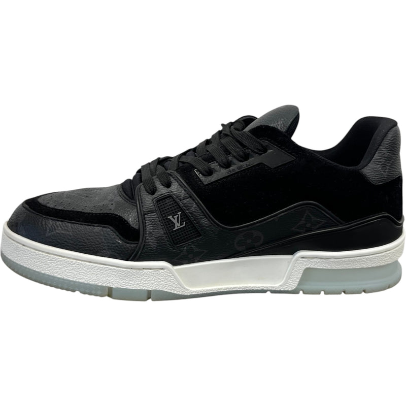 Men's Monogram Eclipse Lv Low Trainers Black Size EU 40.5 / UK 6.5