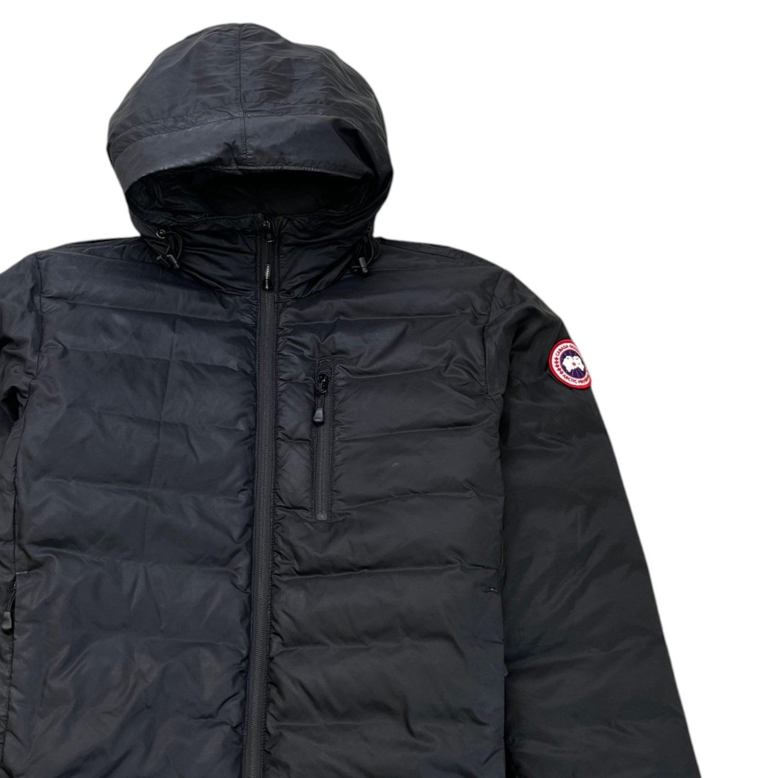 Men's Lodge Down Hoody Down Jacket Black Size S - Photo 3