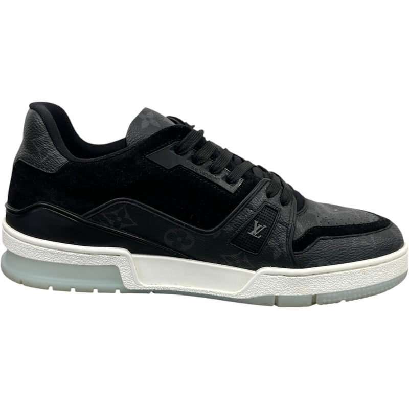 Men's Monogram Eclipse Lv Low Trainers Black Size EU 40.5 / UK 6.5