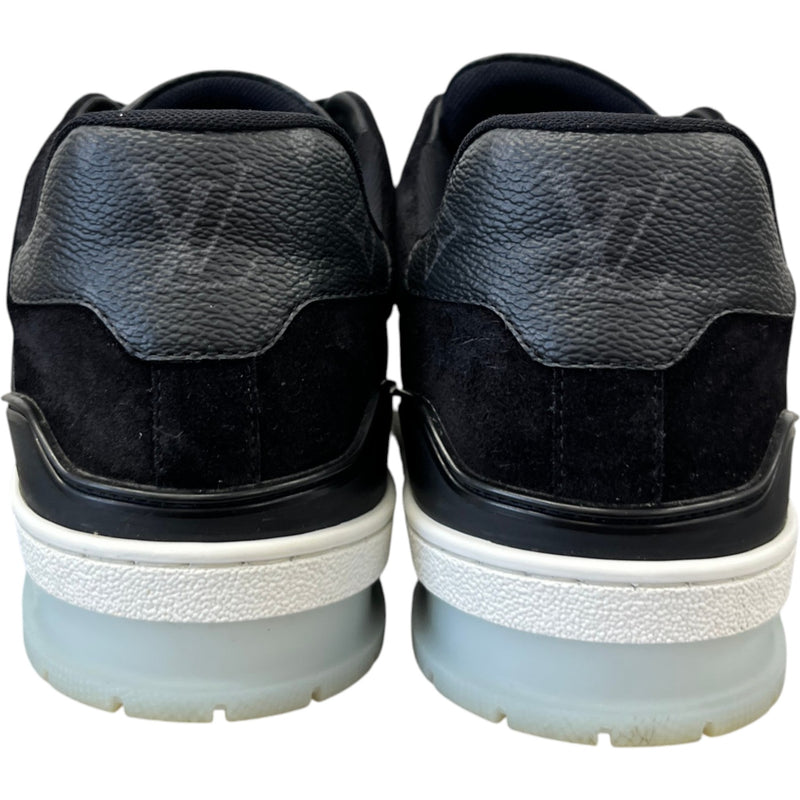 Men's Monogram Eclipse Lv Low Trainers Black Size EU 40.5 / UK 6.5