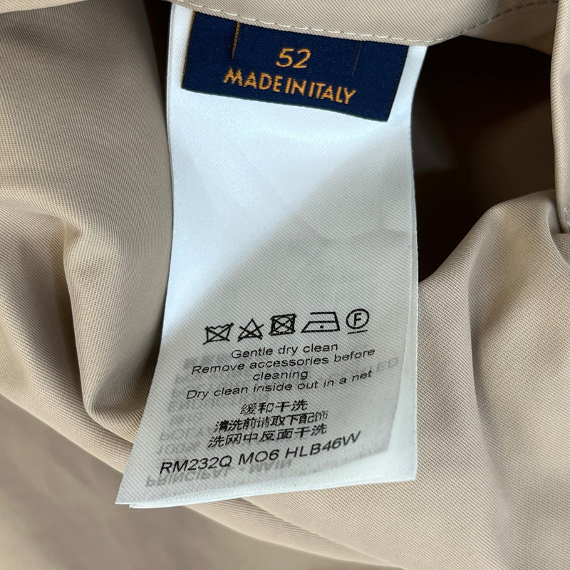 Men's Monogram Reversible Windbreaker Nude Size XL