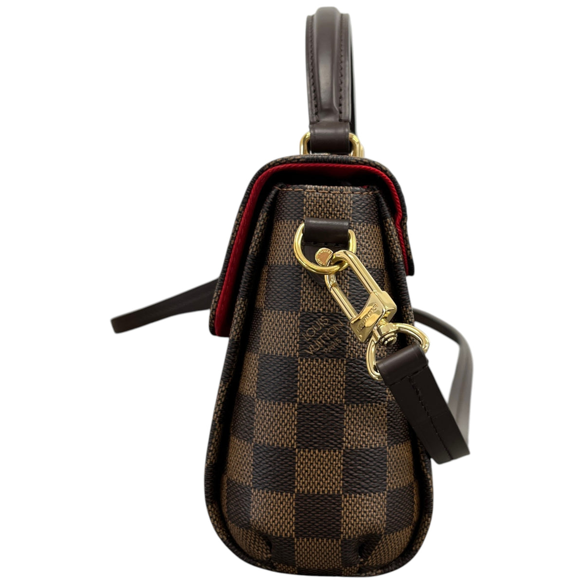 Women's Damier Ebene Croisette Handbag Brown - Photo 7
