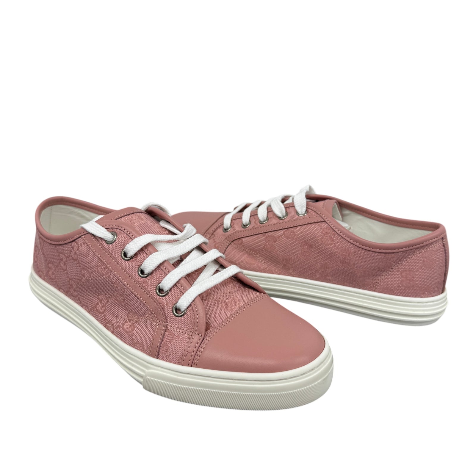 Women's Gg Monogram Low Trainers Pink Size EU 40 / UK 7 - Photo 3