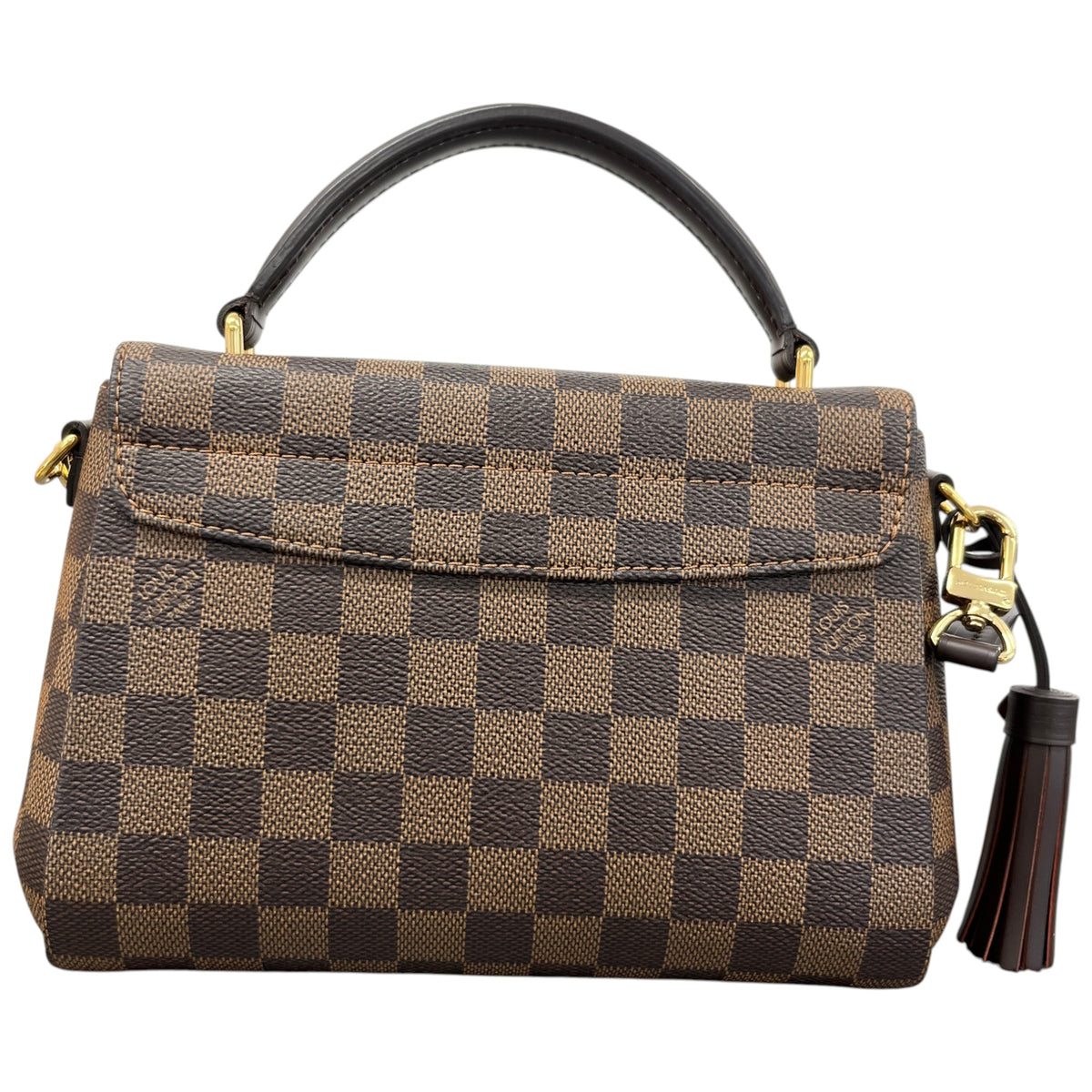 Women's Damier Ebene Croisette Handbag Brown - Photo 3