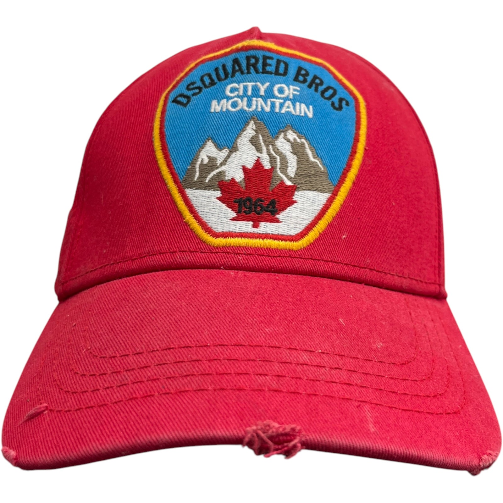 Men's City Of Mountain Hat Red - Photo 1