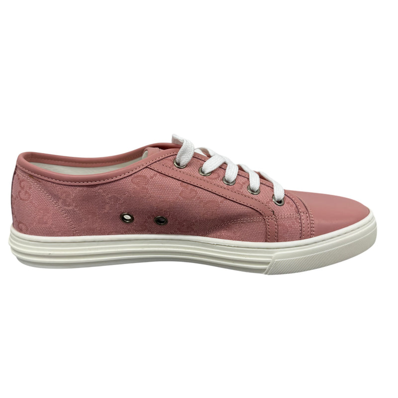 Women's Gg Monogram Low Trainers Pink Size EU 40 / UK 7