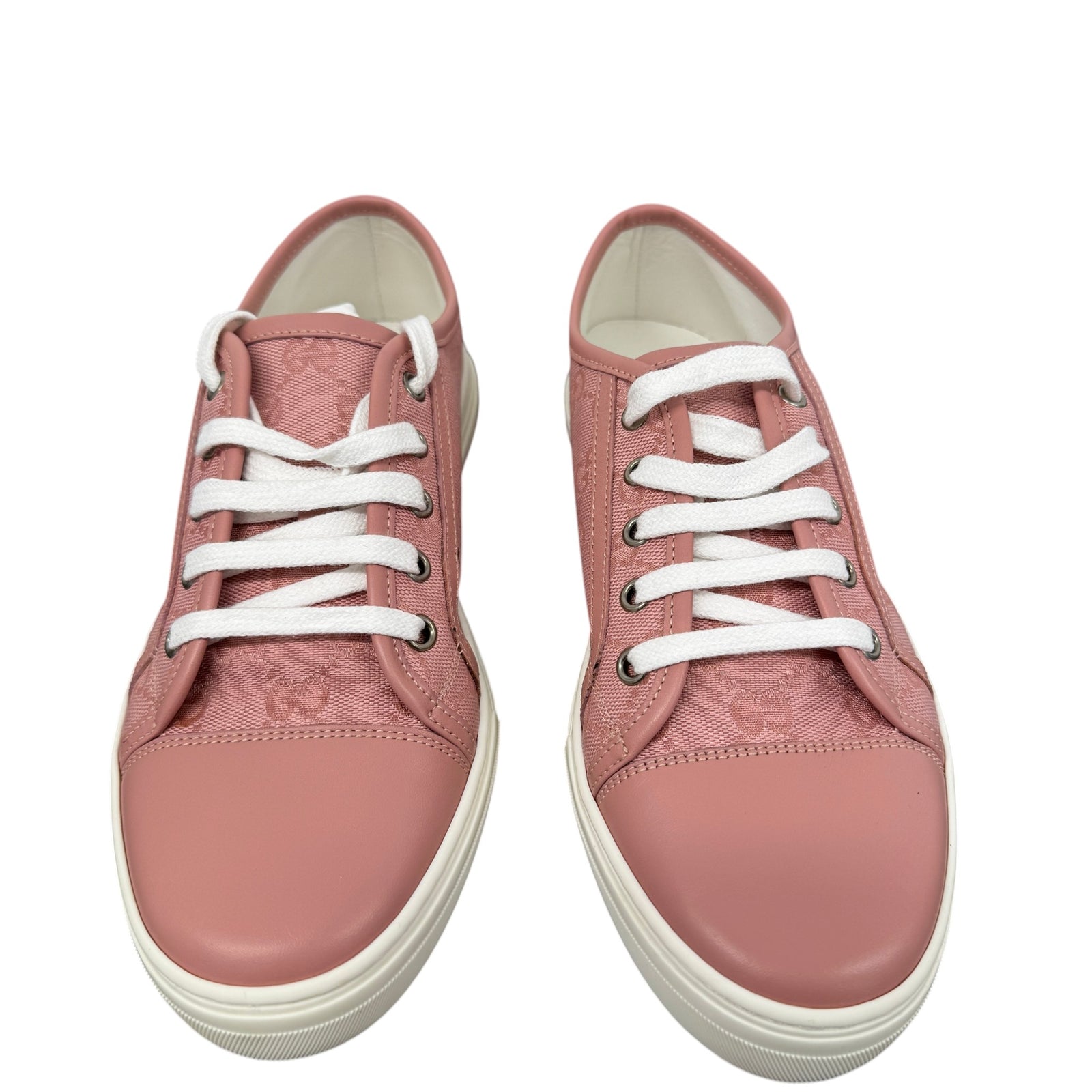 Women's Gg Monogram Low Trainers Pink Size EU 40 / UK 7 - Photo 6