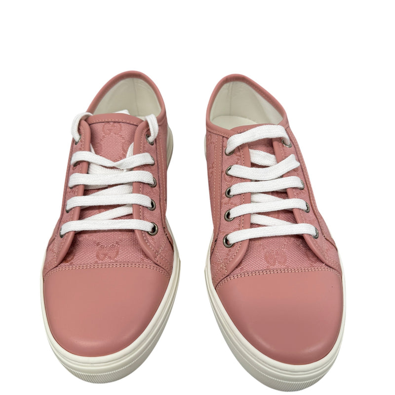 Women's Gg Monogram Low Trainers Pink Size EU 40 / UK 7