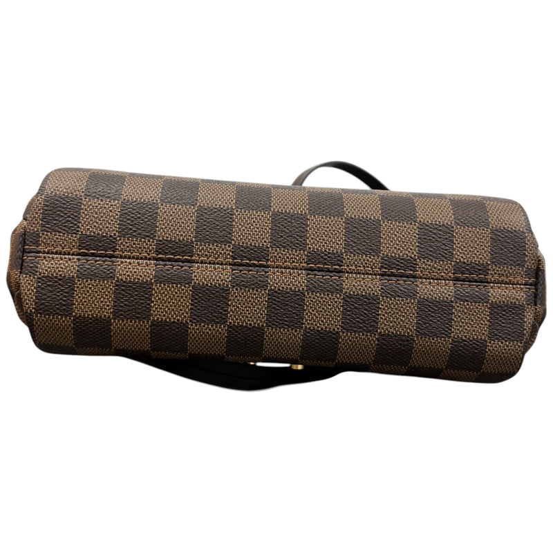 Women's Damier Ebene Croisette Handbag Brown