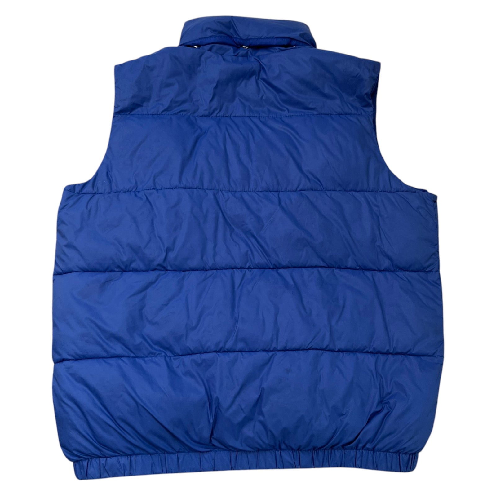 Men's Logo Print Gilet Blue Size M - Photo 2