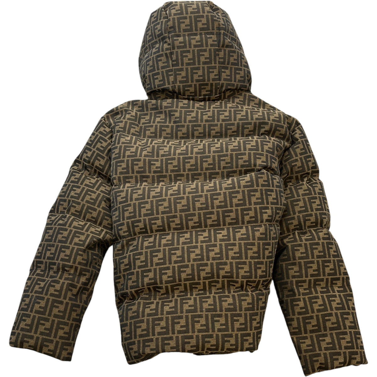 Women's Woven FF Ski Down Jacket Brown Size S / UK 8 - Photo 2