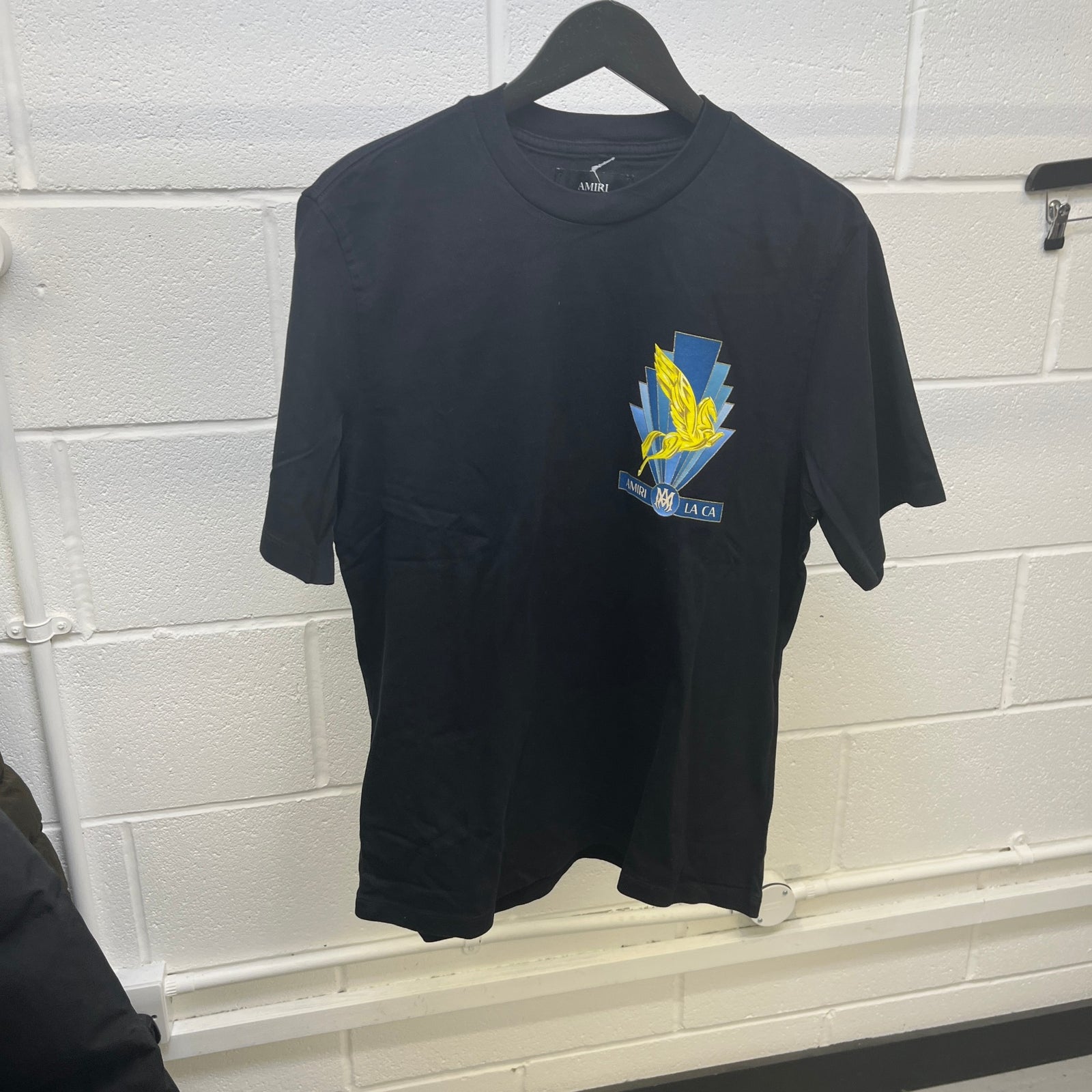Men's Pegasus Graphic T-Shirt Black Size L - Photo 9