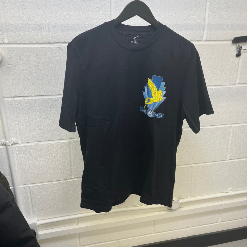 Men's Pegasus Graphic T-Shirt Black Size L