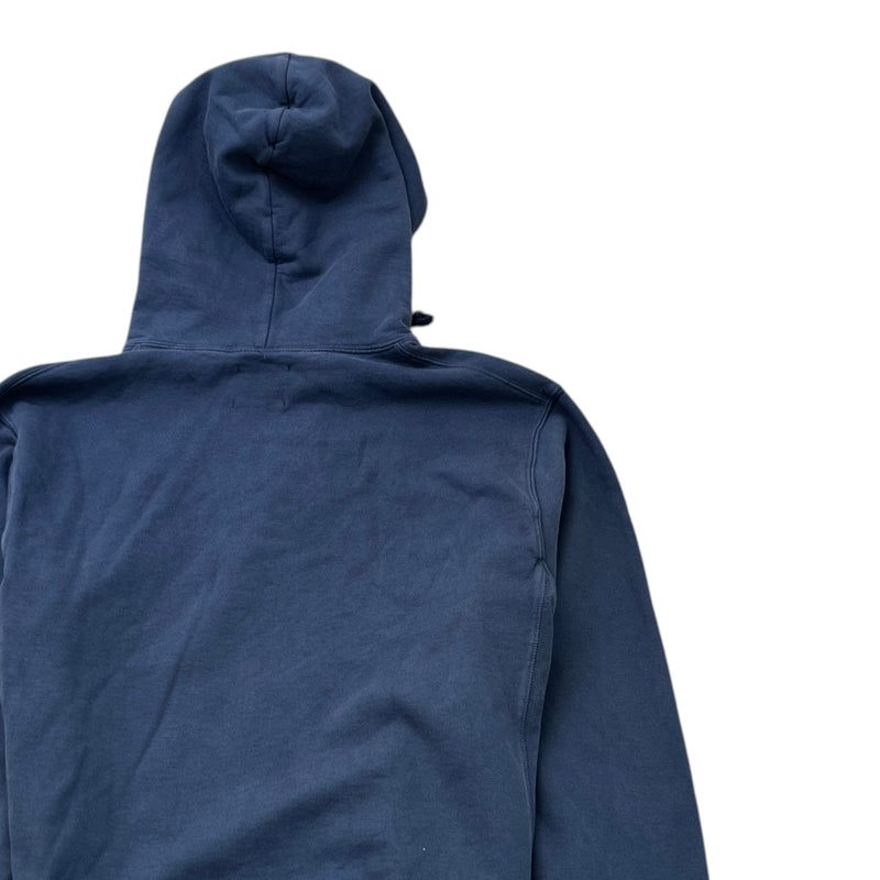Men's Atk Stacked Logo Hoodie Navy Size M