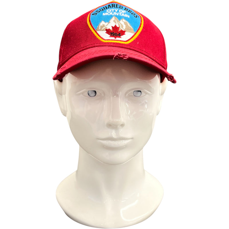 Men's City Of Mountain Hat Red