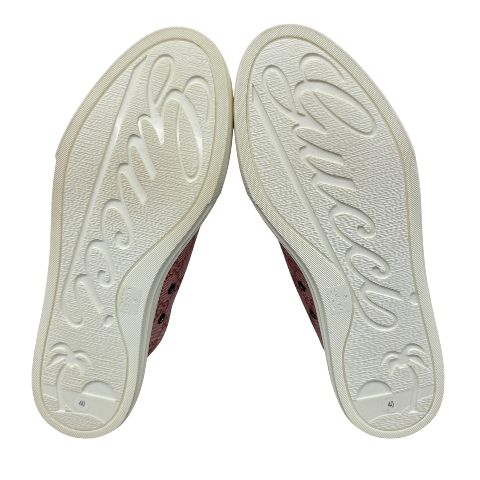 Women's Gg Monogram Low Trainers Pink Size EU 40 / UK 7 - Photo 10