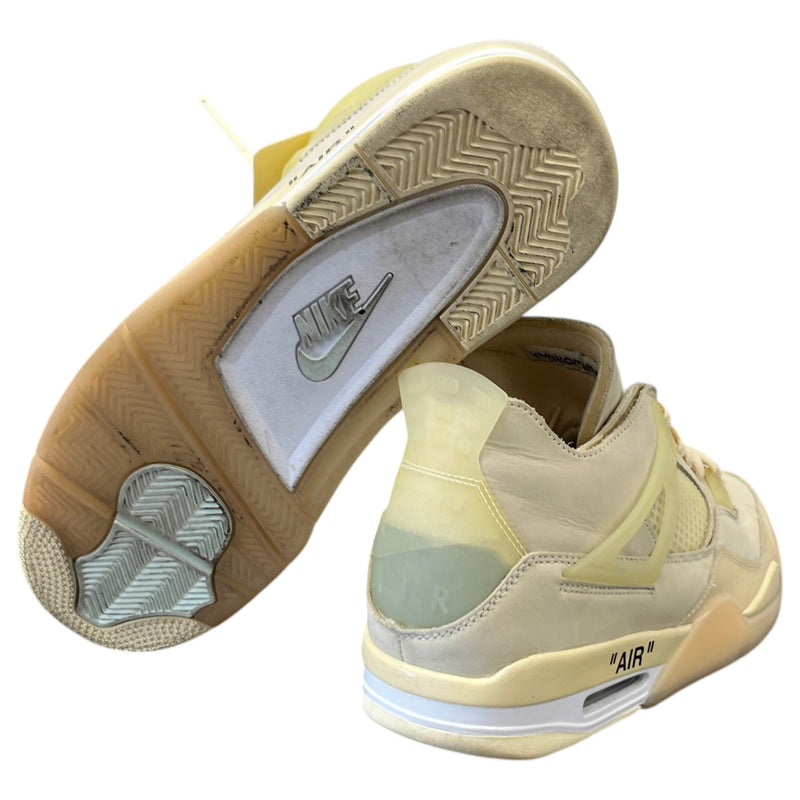 Men's x Nike Air Jordan 4 Retro SP Sail High Trainers Cream Size UK 10.5 / EU 44.5