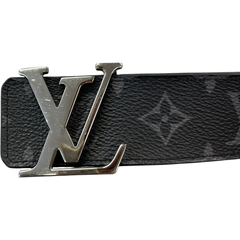 Men's Monogram Eclipse Lv Initiales Reversible Belt Black Size 85CM / UK 10