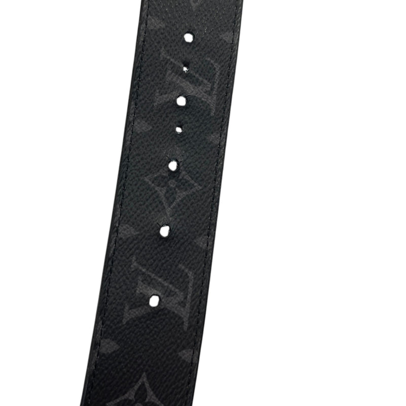 Men's Monogram Eclipse Lv Initiales Reversible Belt Black Size 85CM / UK 10