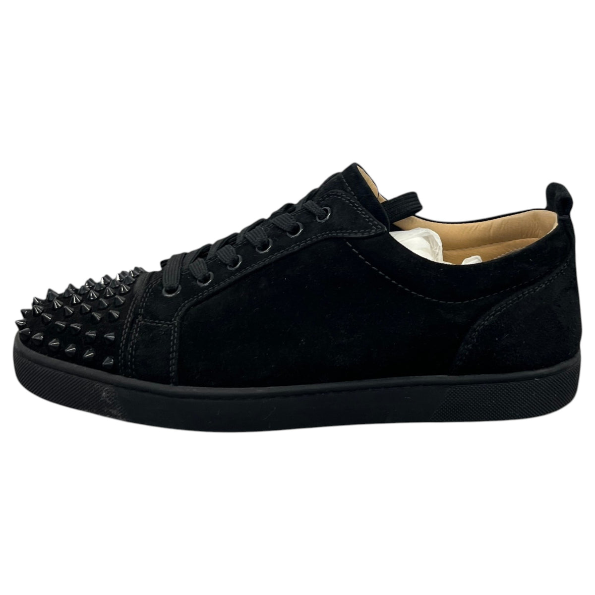 Men's Louis Junior Spikes Flat Low Trainers Black Size UK 9 / EU 43 - Photo 5