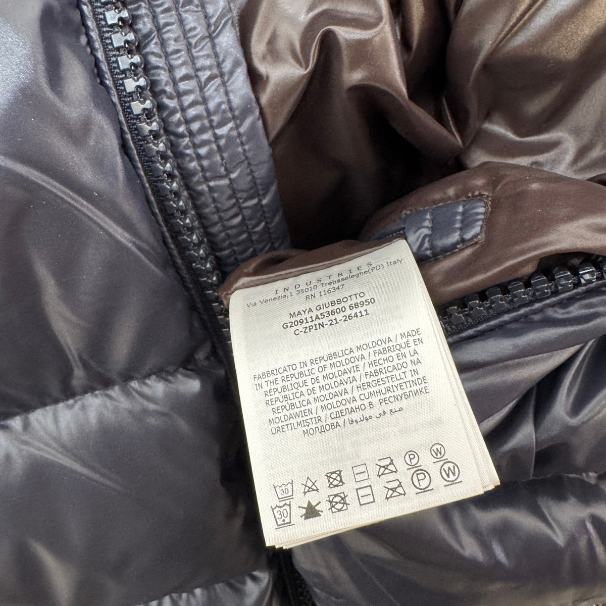Men's Maya Down Jacket Navy Size 4 / XL - Photo 7