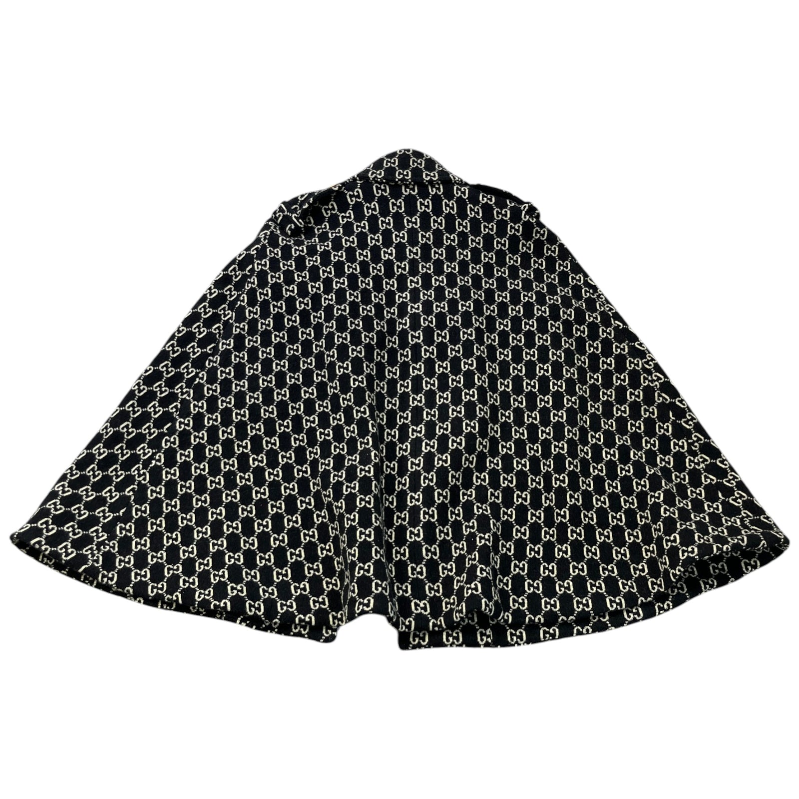 Women's Gg Jacquard Cape Jacket Black Size XS - Photo 2