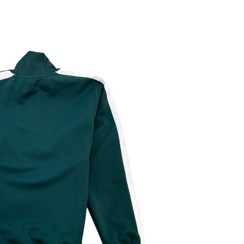 Men's Logo Print Track Jacket Green Size S
