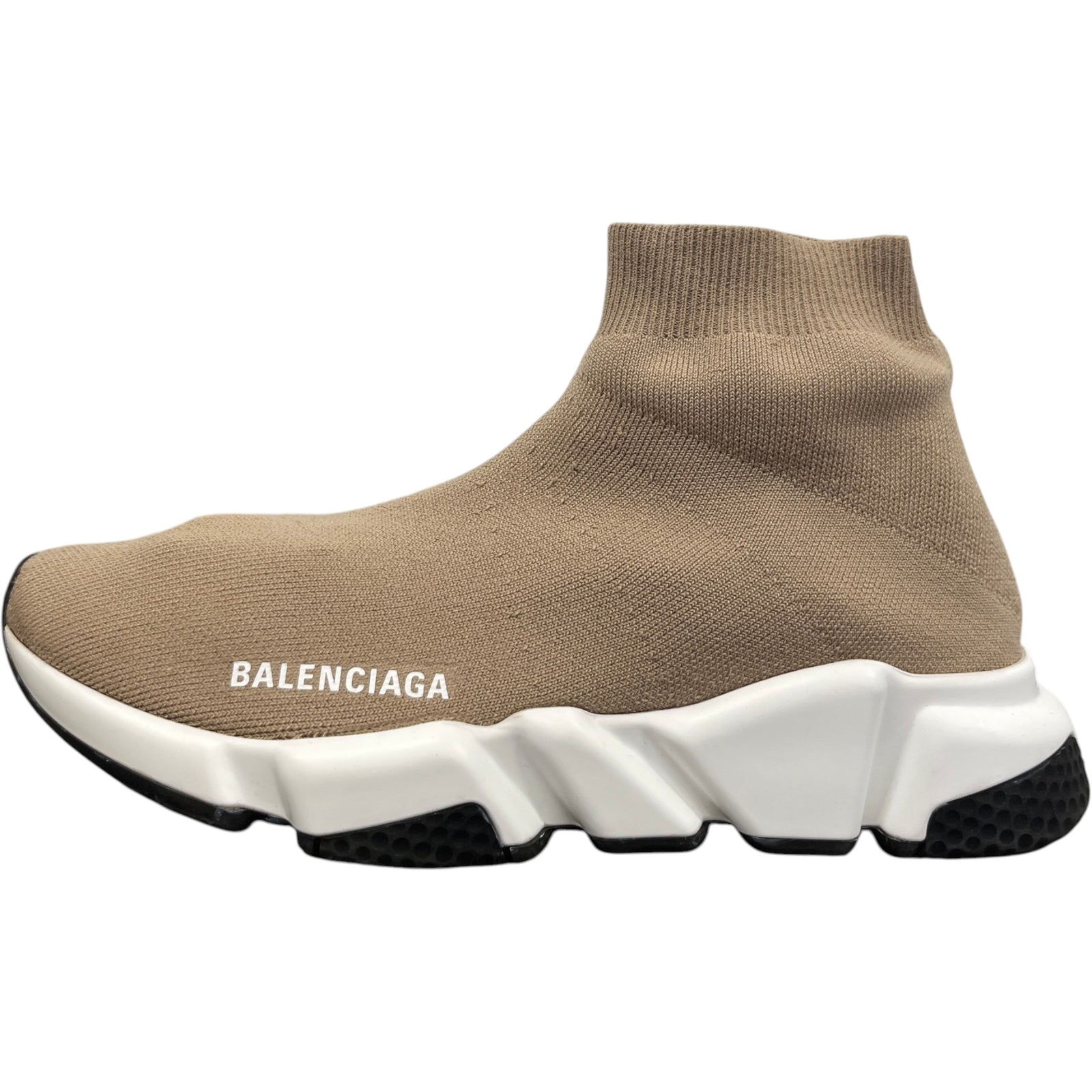 Men's Speed Sock High Trainers Beige Size UK 6 / EU 40 - Photo 5