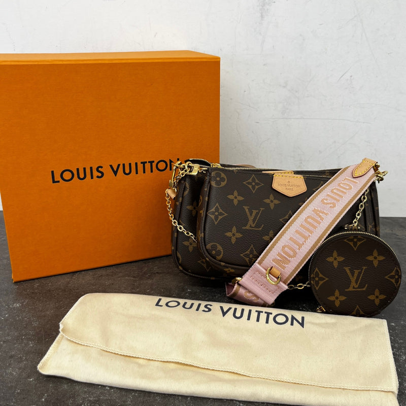 Women's Monogram Multi Pochette Accessoires Bag Brown