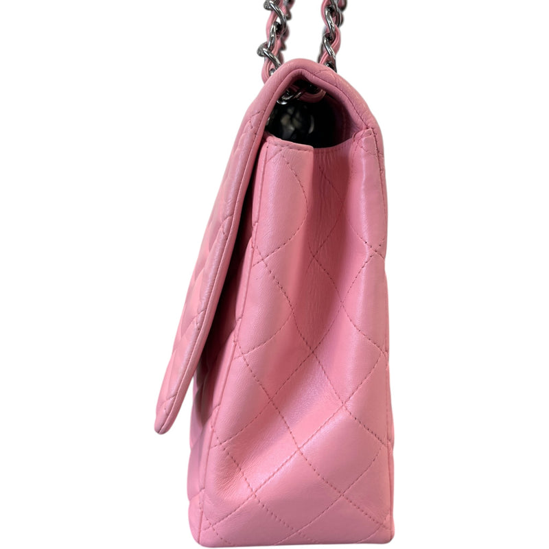 Women's Lambskin Timeless Classic Flap Maxi Bag Pink