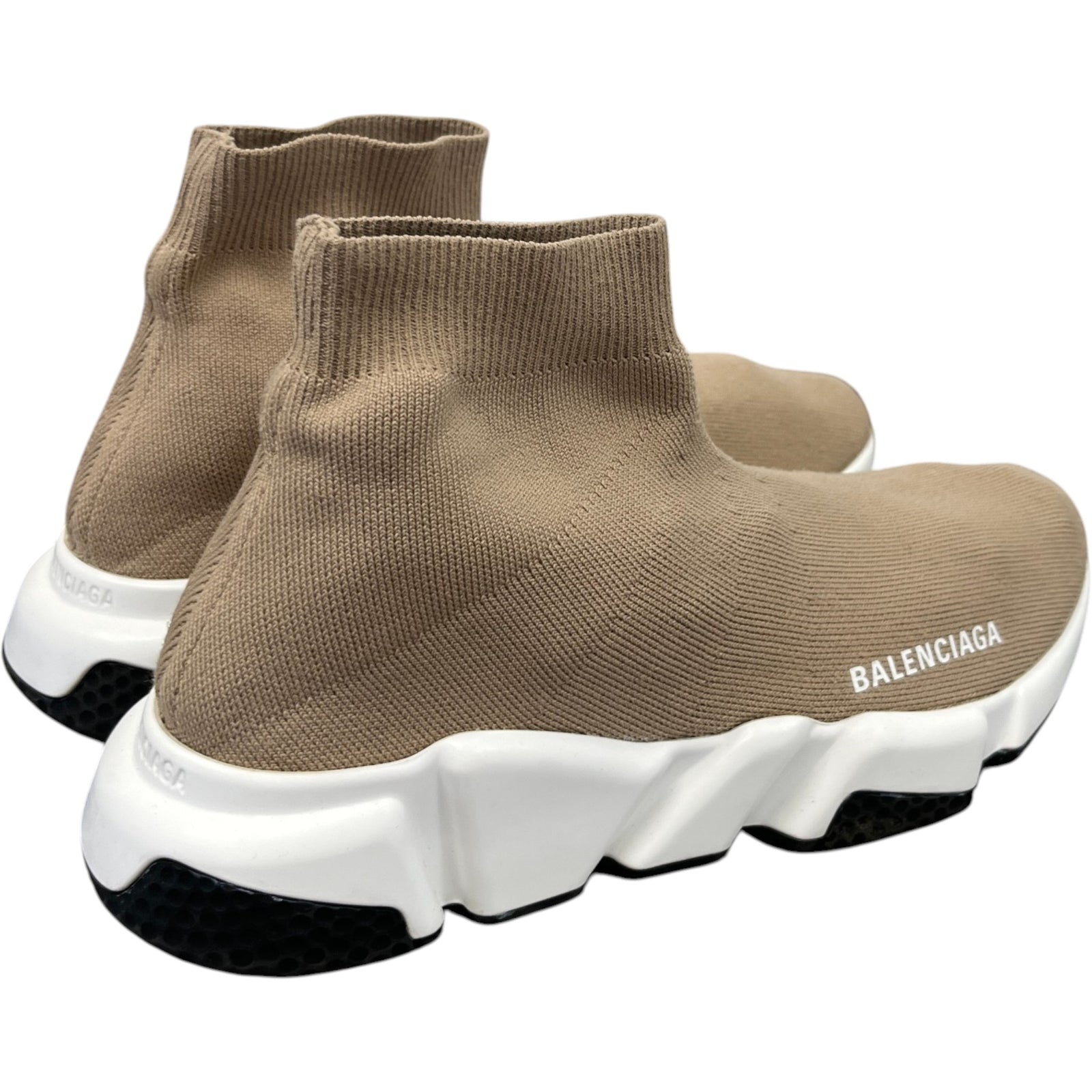 Men's Speed Sock High Trainers Beige Size UK 6 / EU 40 - Photo 8