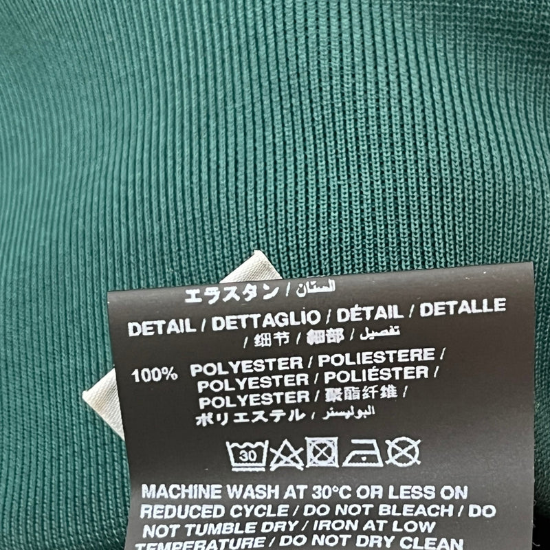 Men's Logo Print Track Jacket Green Size S