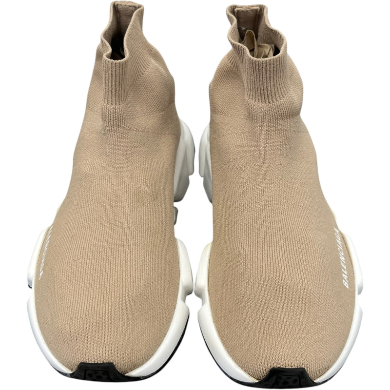 Men's Speed Sock High Trainers Beige Size UK 6 / EU 40