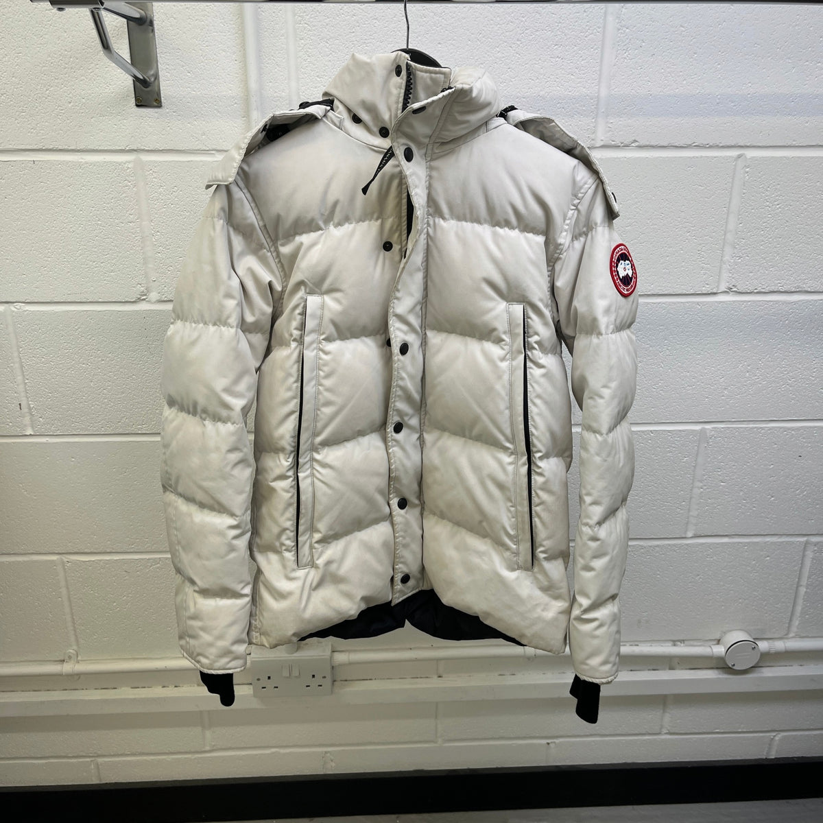 Men's Wyndham Down Jacket White Size S - Photo 8