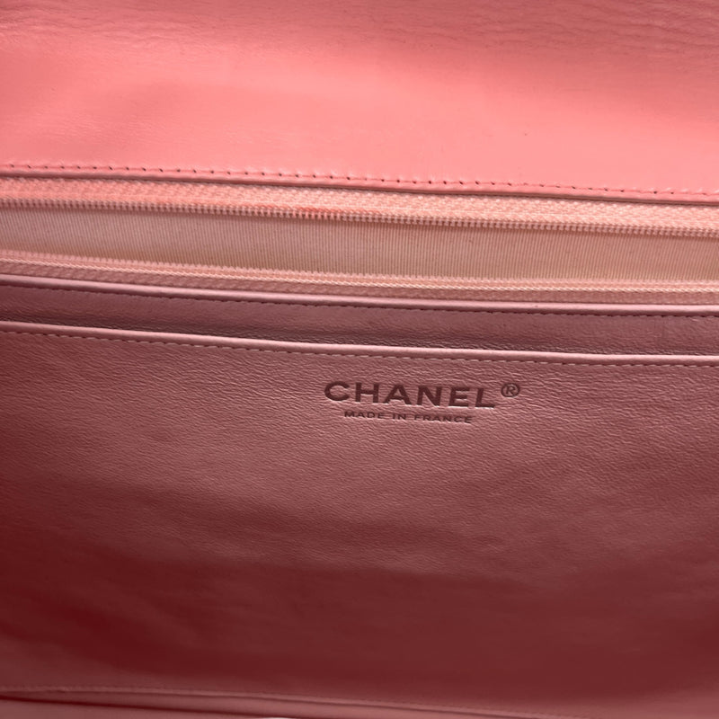 Women's Lambskin Timeless Classic Flap Maxi Bag Pink