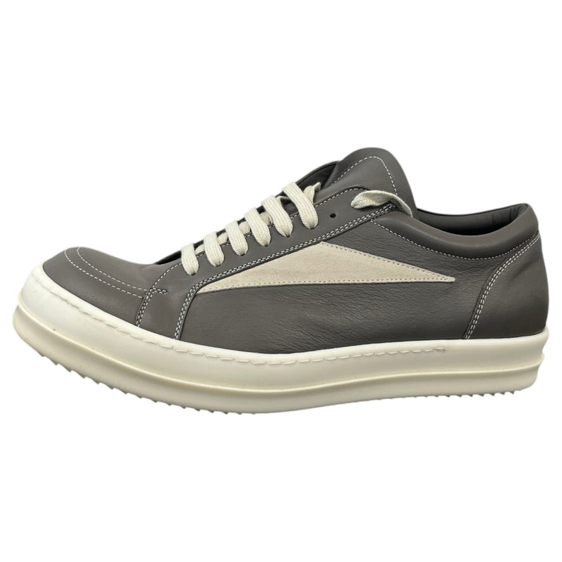 Men's Leather Vintage Low Trainers Grey Size UK 9 / EU 43