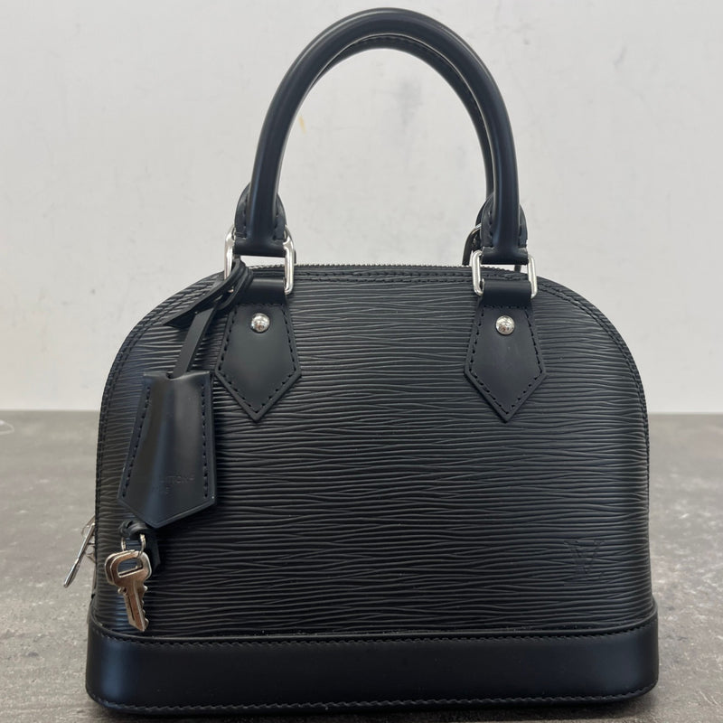 Women's Epi Leather Alma BB Handbag Black