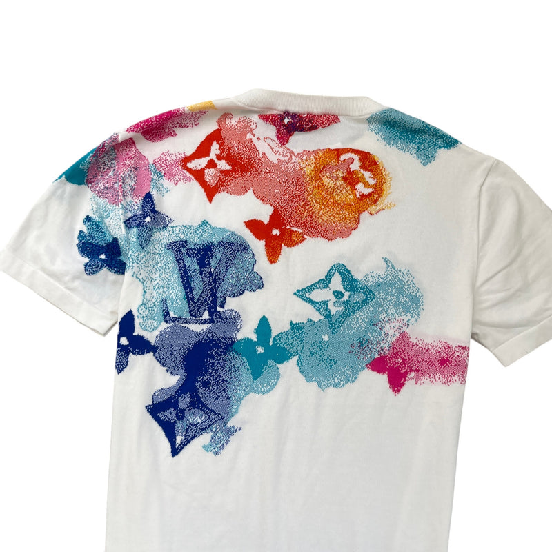 Men's Watercolor Monogram T-Shirt White Size M